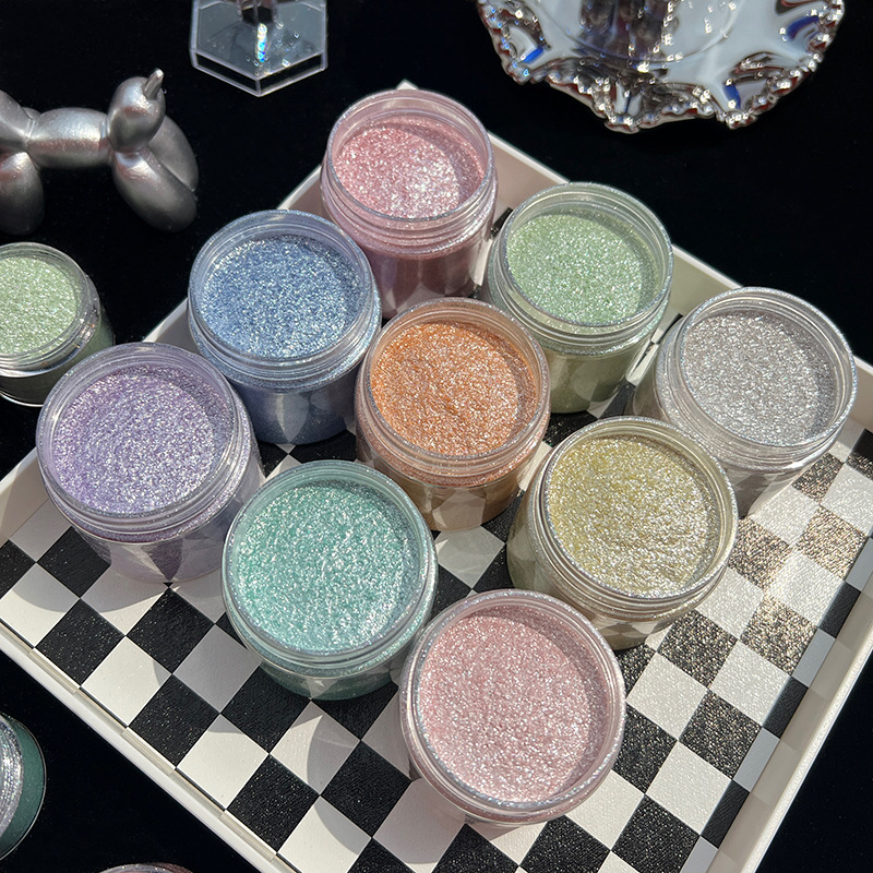 Glitter Powder Resin - Zeemeermin Diamant Glitter Mica Poeder, Glanzende