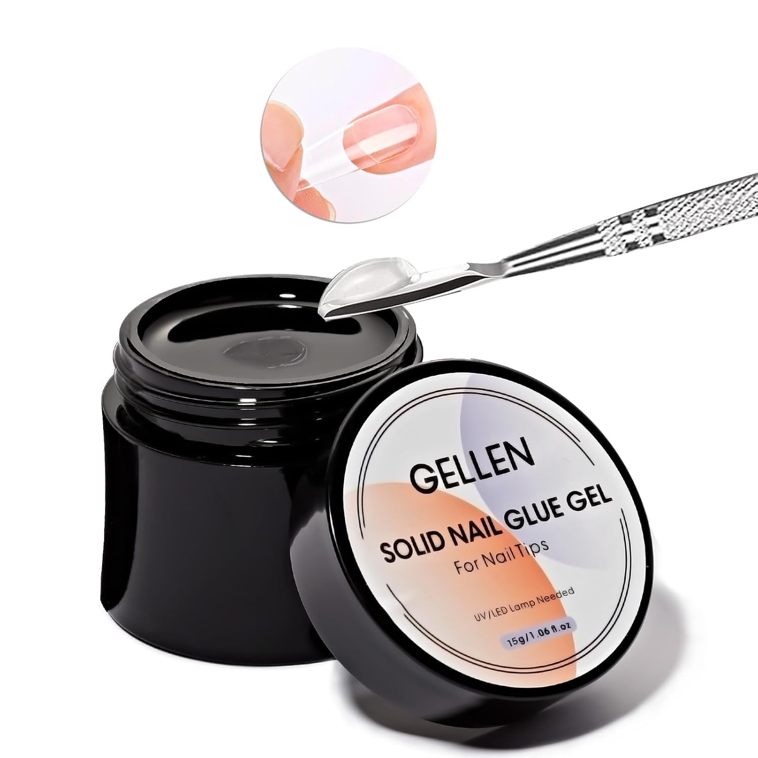 Resin Art Gel - GELLEN Nail Solid Glue Builder Clear