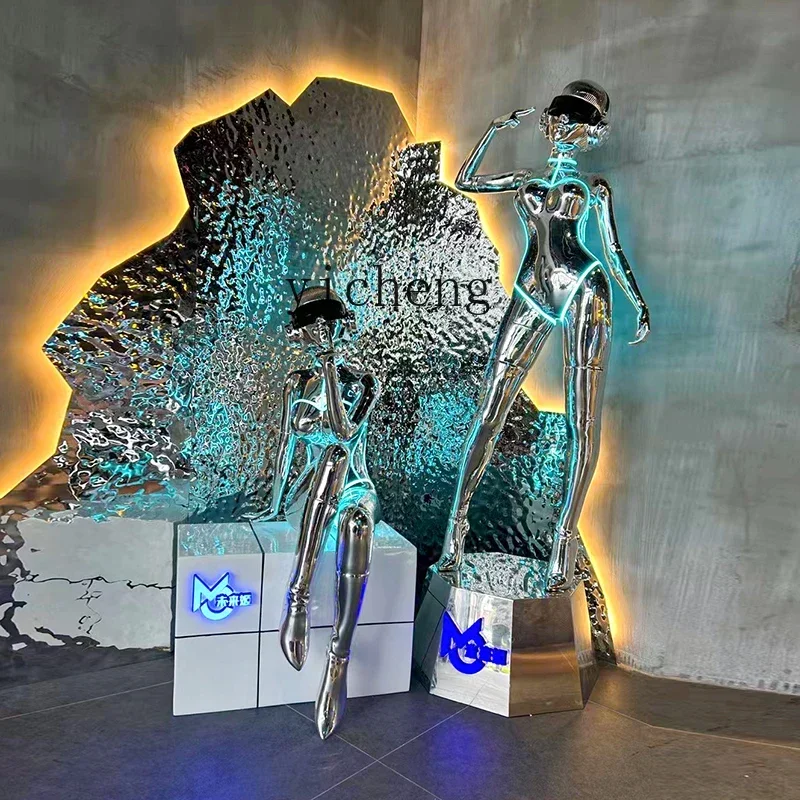 Resin Art Floor - b20 Future Ji Sculptuur Lege Bergbasis