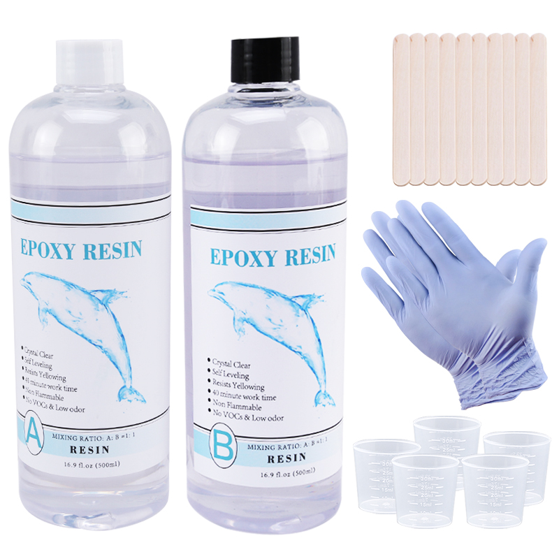 Resin Art Kit For Beginners - 1:1 heldere epoxyhars kristalheldere kunsthars Epoxy