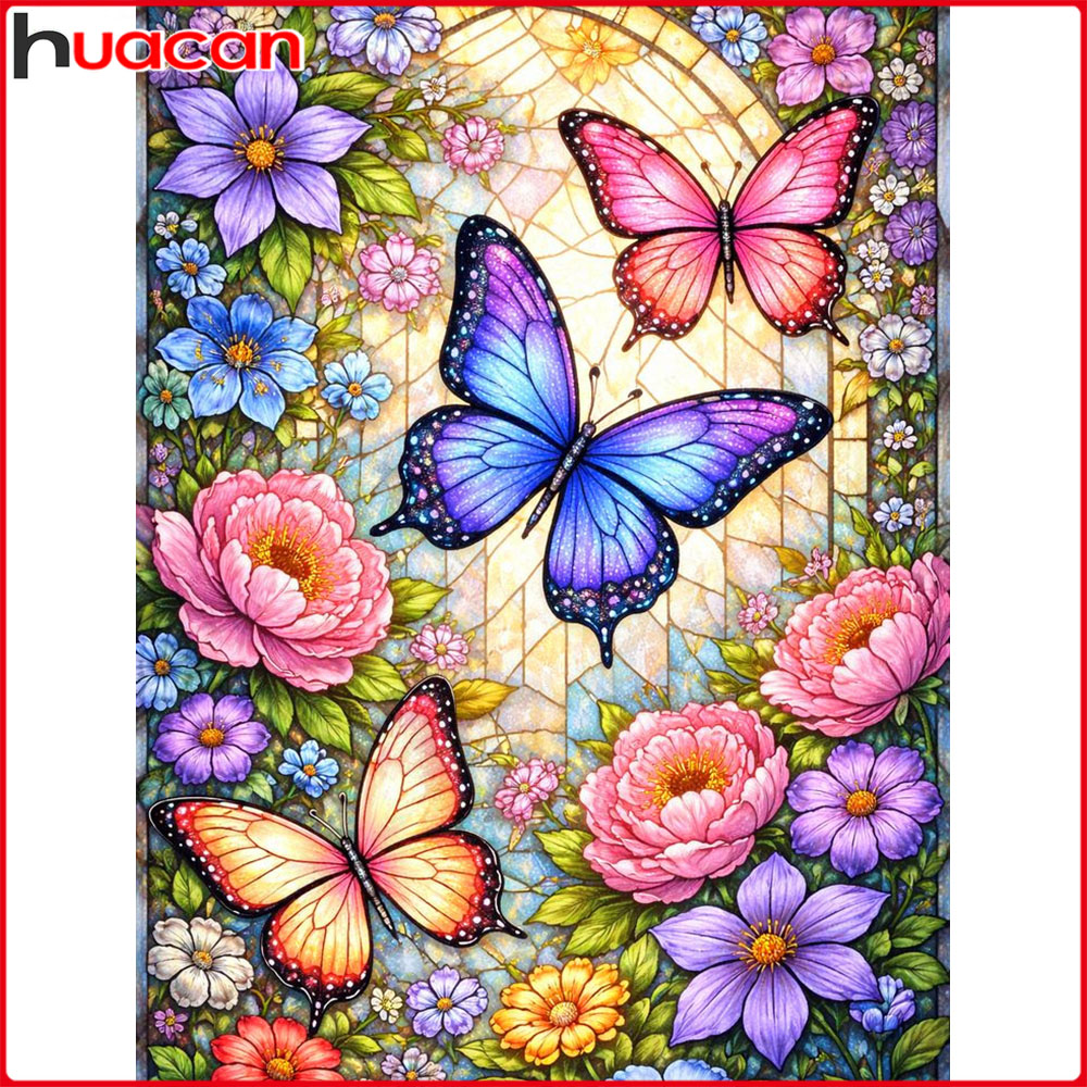 Resin Art Kit For Beginners - Huacan Volledige vierkante ronde diamant schilderij