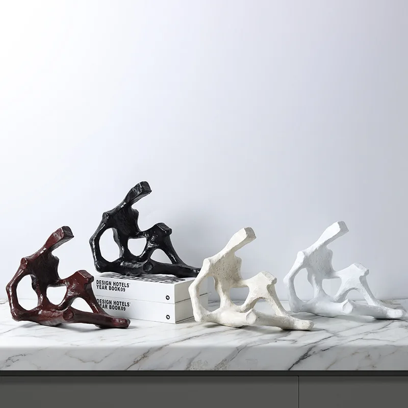 Resin Art Aesthetic - Moderne minimalistische hars skelet skelet holle