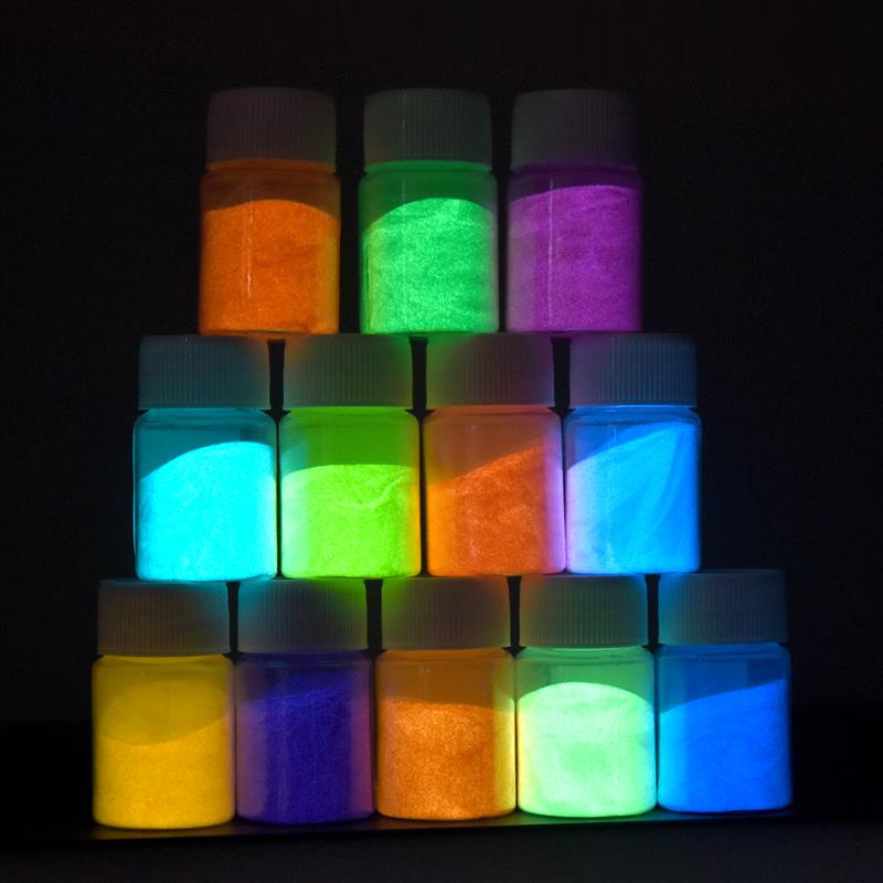 Glitter Powder Resin - 20g/Fles Lichtgevende Poeder Epoxyhars Pigment DIY