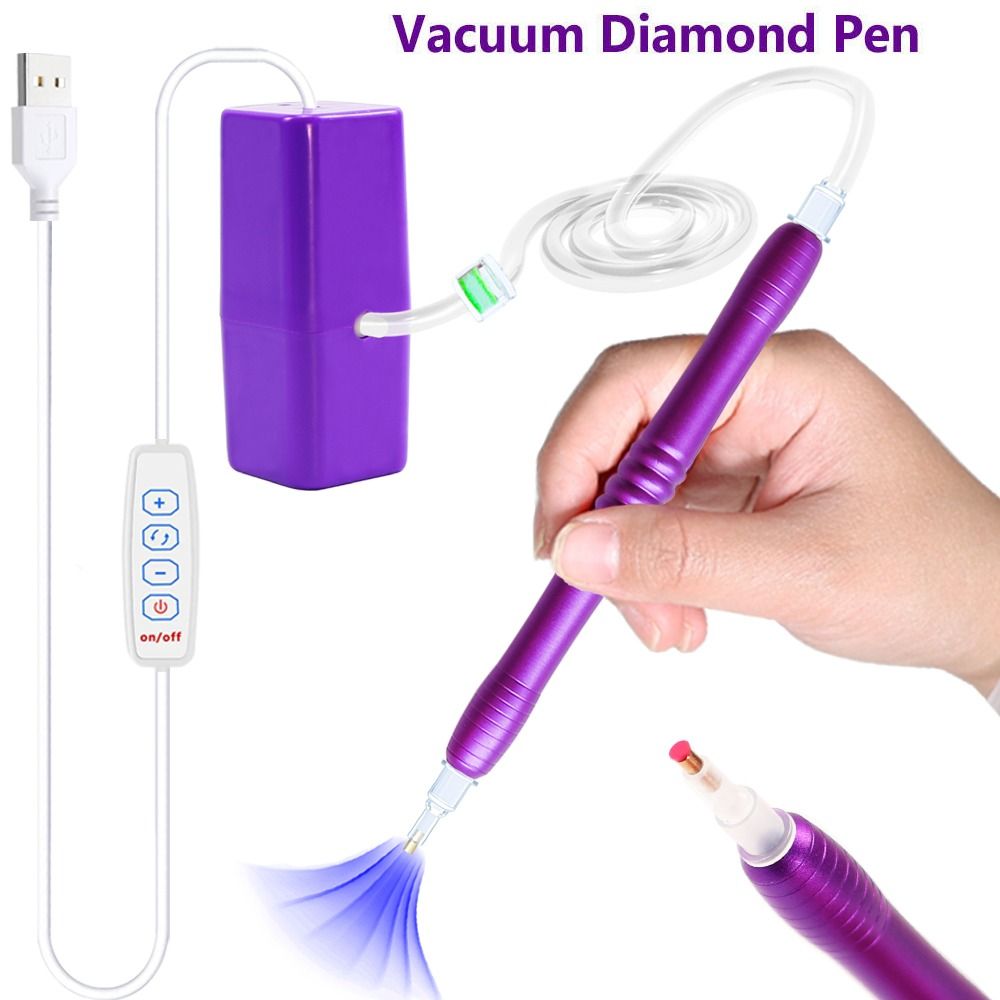 Resin Art Pen - Elektrische vacuüm Diamond Painting Pen Kits