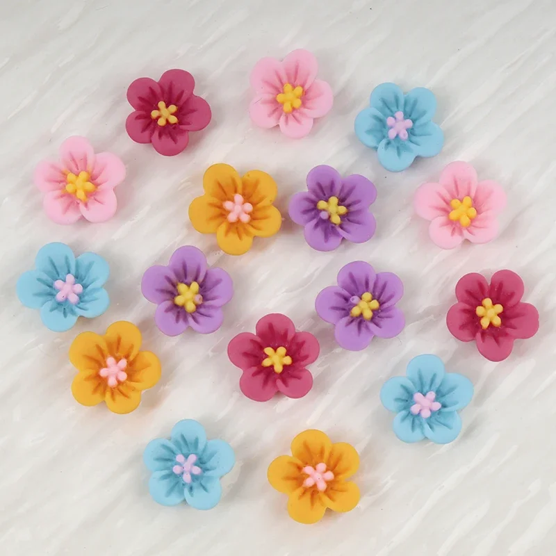 50 stuks Mini Bloem Nail Art H - Resin Art Earrings Material recensie en prijs