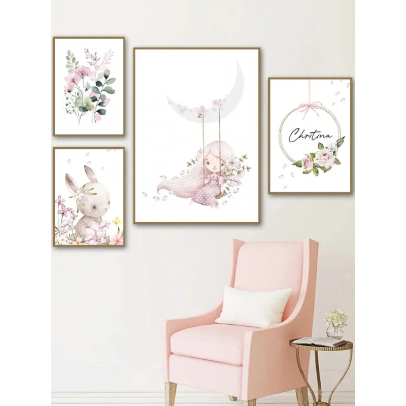 Noordse Cartoon Esthetiek Wand - Resin Art With Flowers recensie en prijs