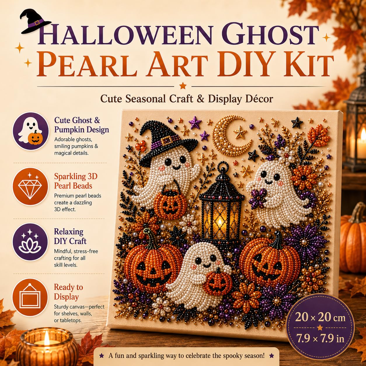 @Halloween Ghost Pearl Art Kit - Resin Art Kit For Beginners recensie en prijs
