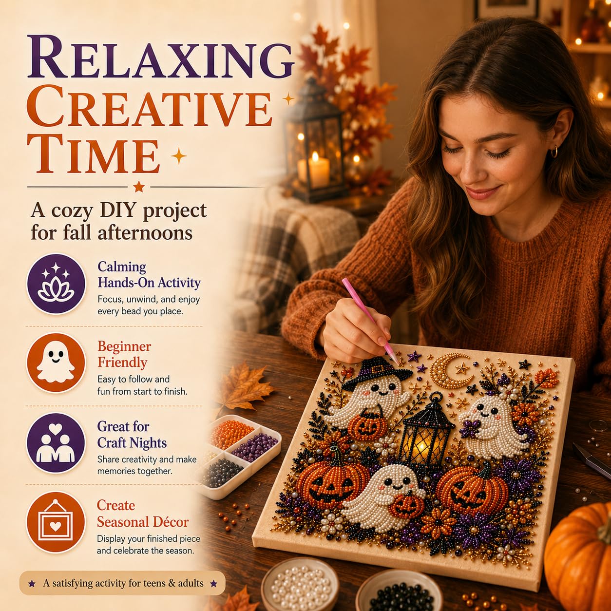 @Halloween Ghost Pearl Art Kit - Resin Art Kit For Beginners recensie en prijs
