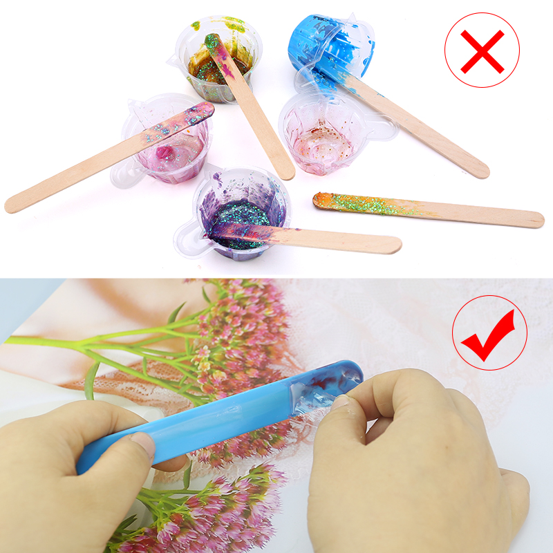 Siliconen Roerstokjes Herbruik - Glitter Powder Resin recensie en prijs