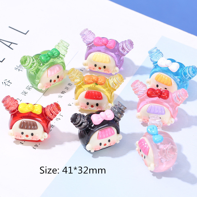 4 Stuks Transparante Pop Hoofd - Resin Art Earrings Material recensie en prijs