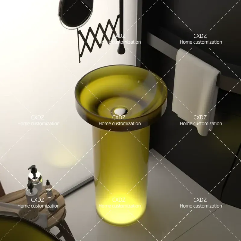 Geïntegreerde badkamer van vlo - Resin Art Floor recensie en prijs