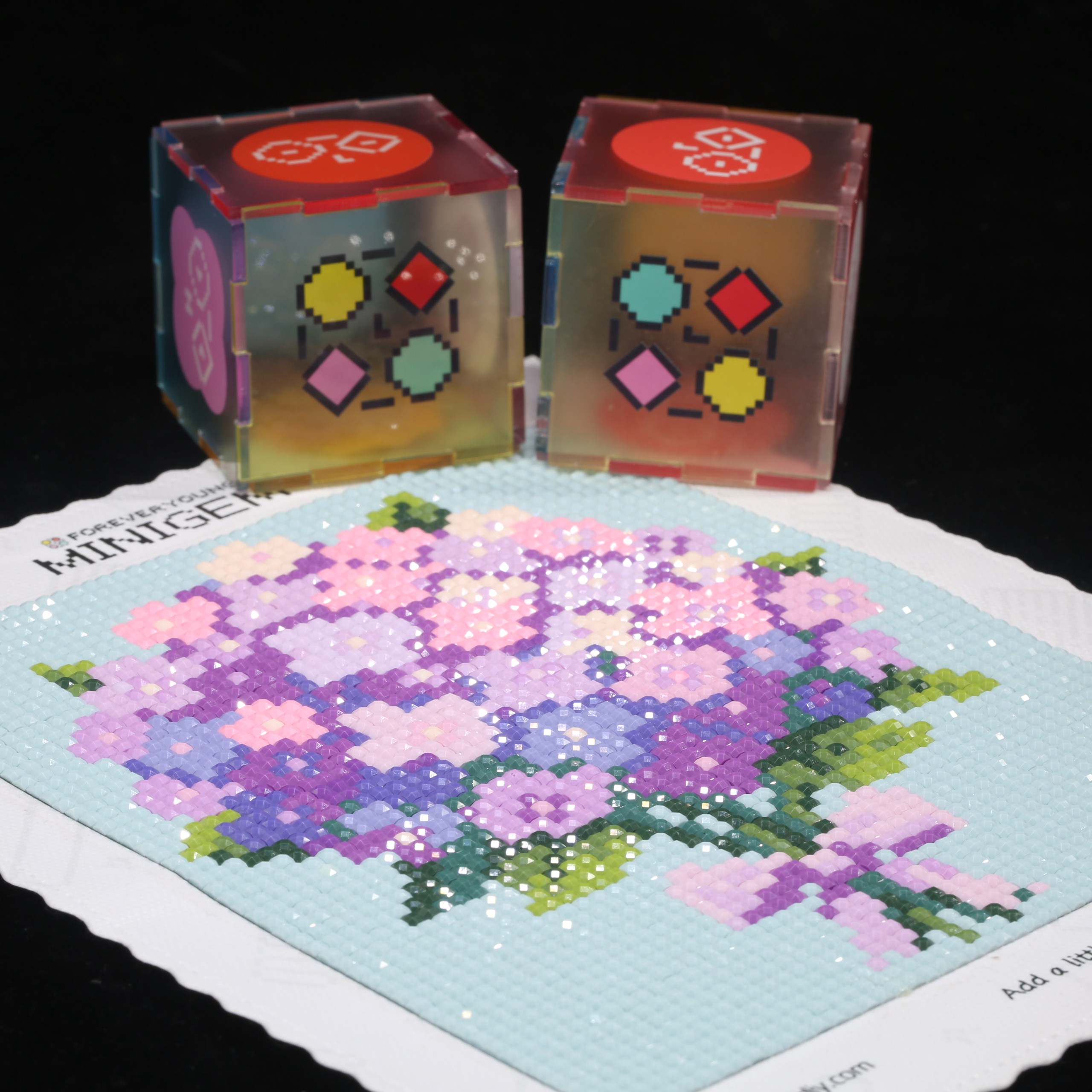 Minigem ®   Paarse hortensia 5 - Resin Art Kit For Beginners recensie en prijs