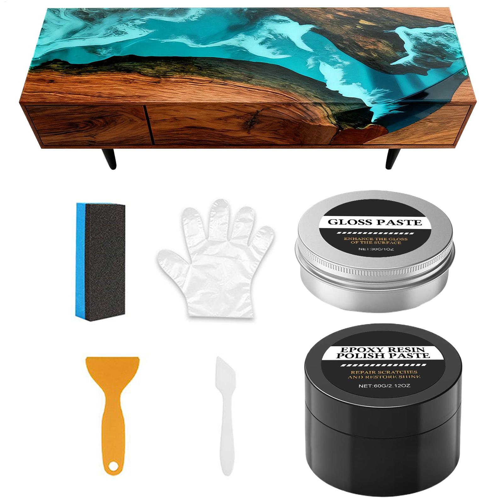 Epoxyhars hoogglans polijstpas - Resin Art Kit For Beginners recensie en prijs