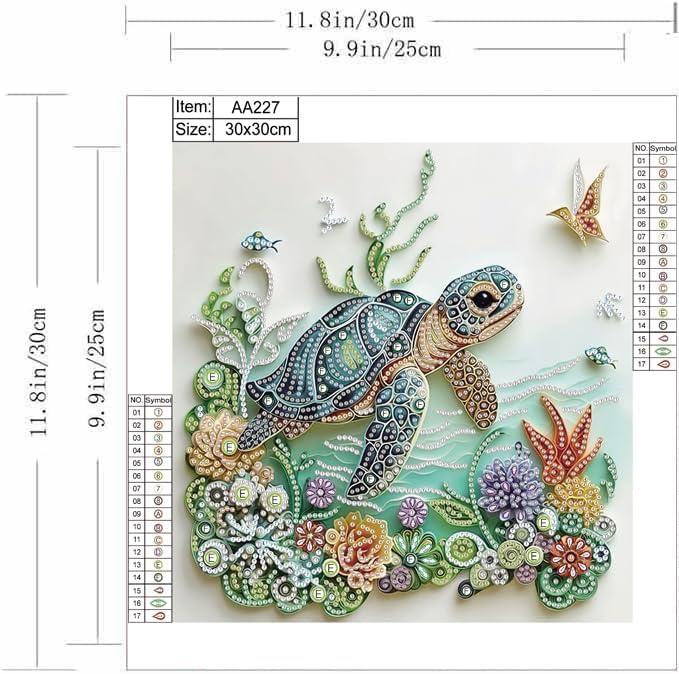 Zeeschildpad Diamant Schilder  - Resin Art Kit For Beginners recensie en prijs