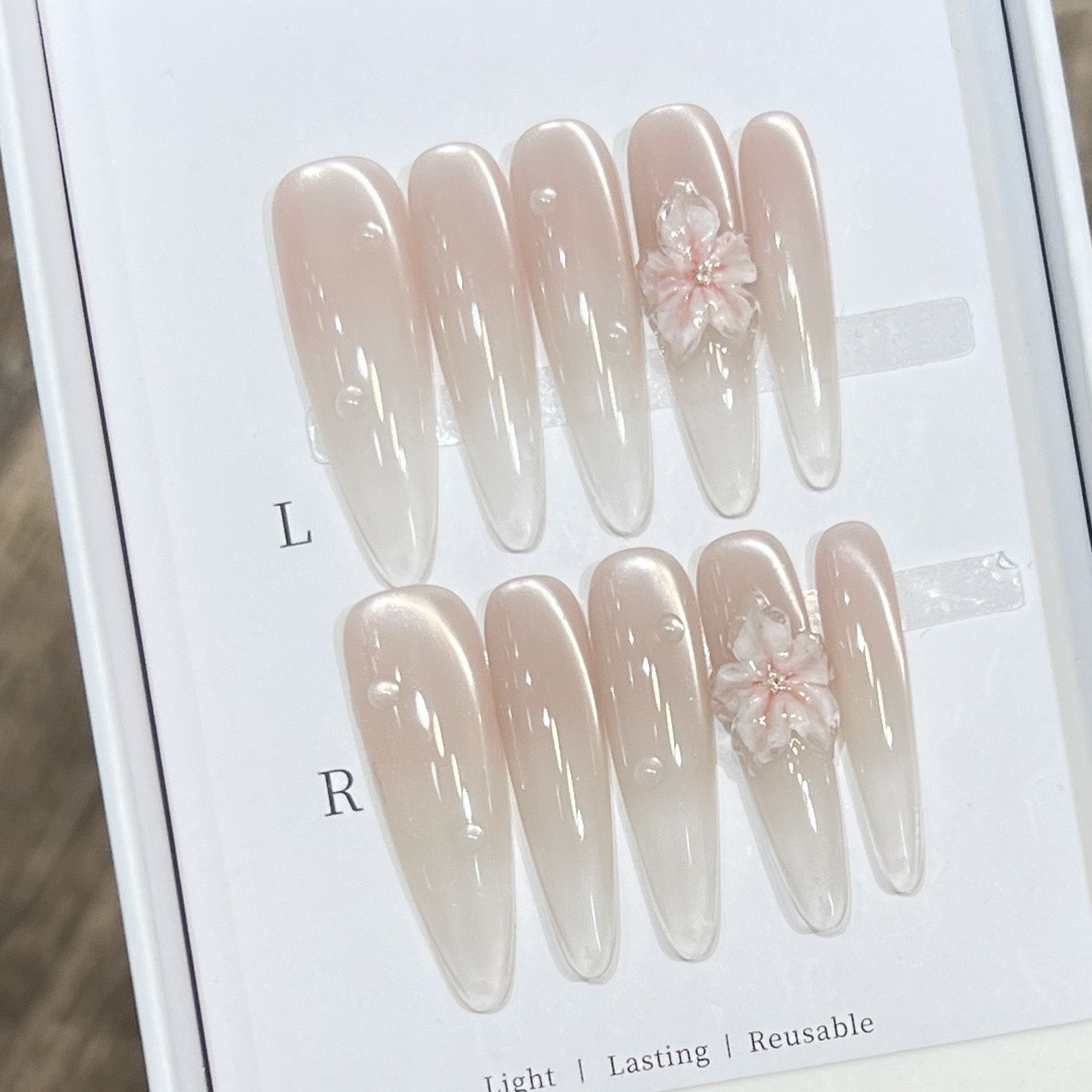 10 stuks lange amandel nepnage - Resin Art Flower recensie en prijs
