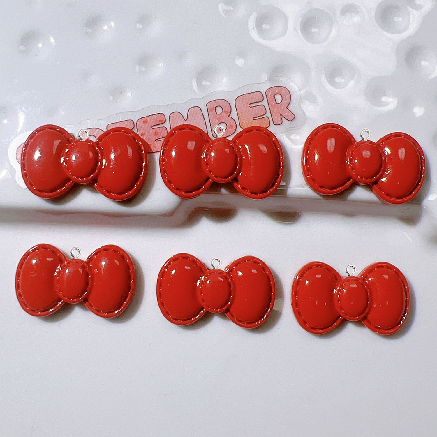 10 stuks leuke cartoon strik h - Resin Art Earrings Material recensie en prijs
