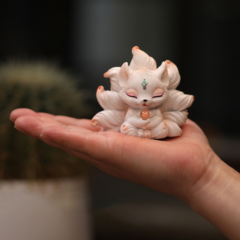 Leuke negenstaartvos miniature - Resin Art Aesthetic recensie en prijs