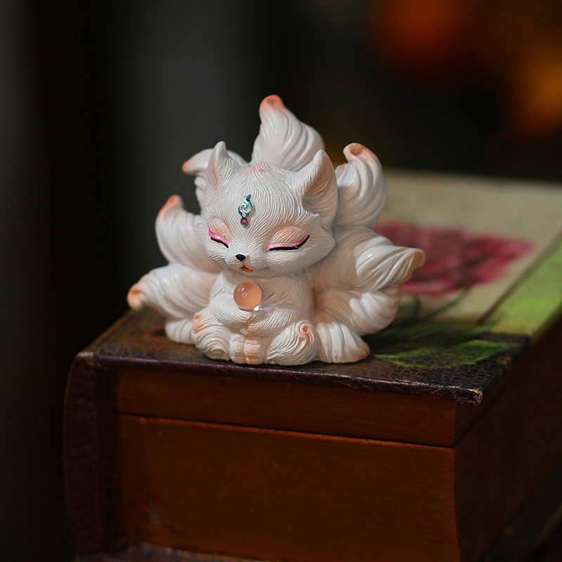 Leuke negenstaartvos miniature - Resin Art Aesthetic recensie en prijs
