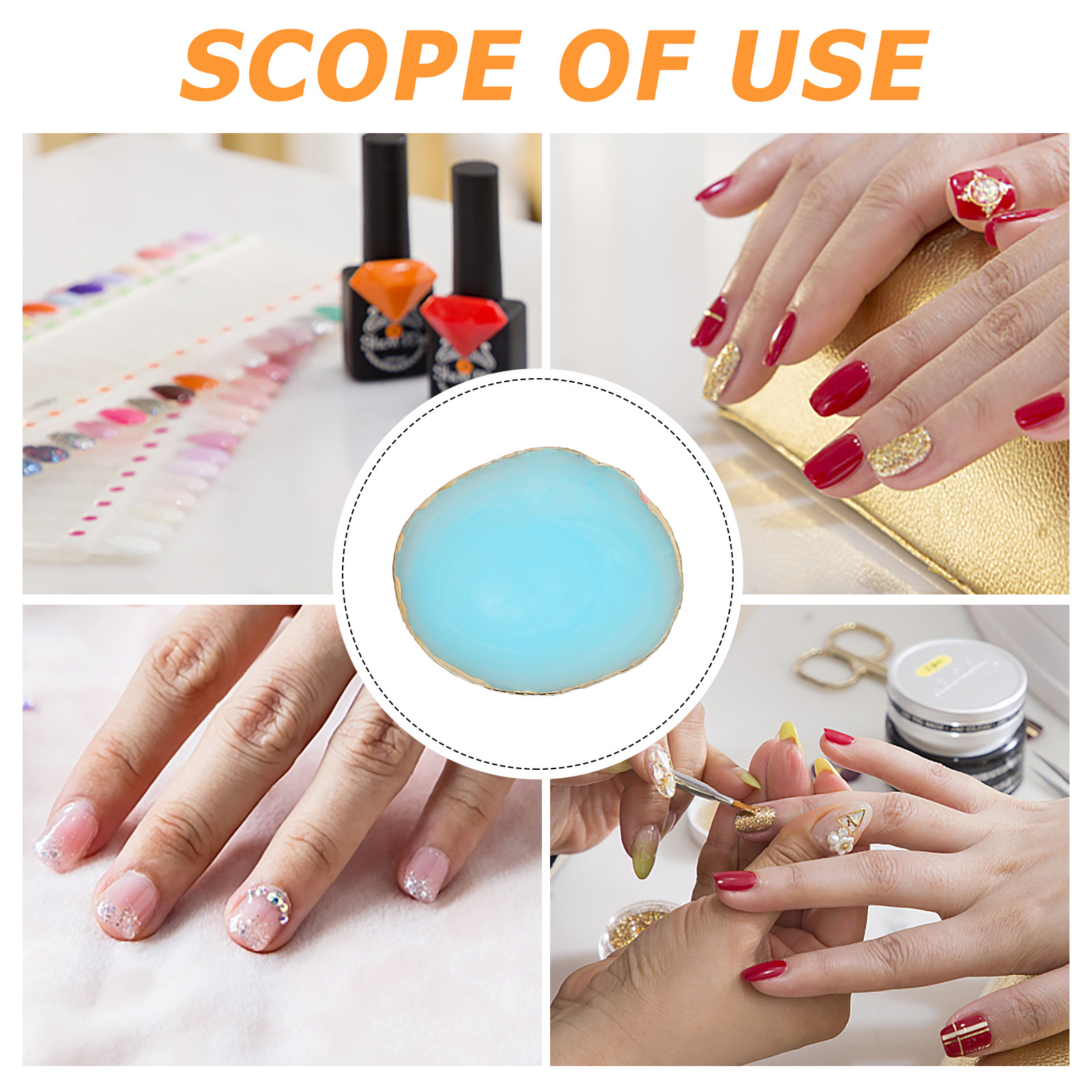 2 stuks hars nagelkunstpalet n - Resin Art Gel recensie en prijs