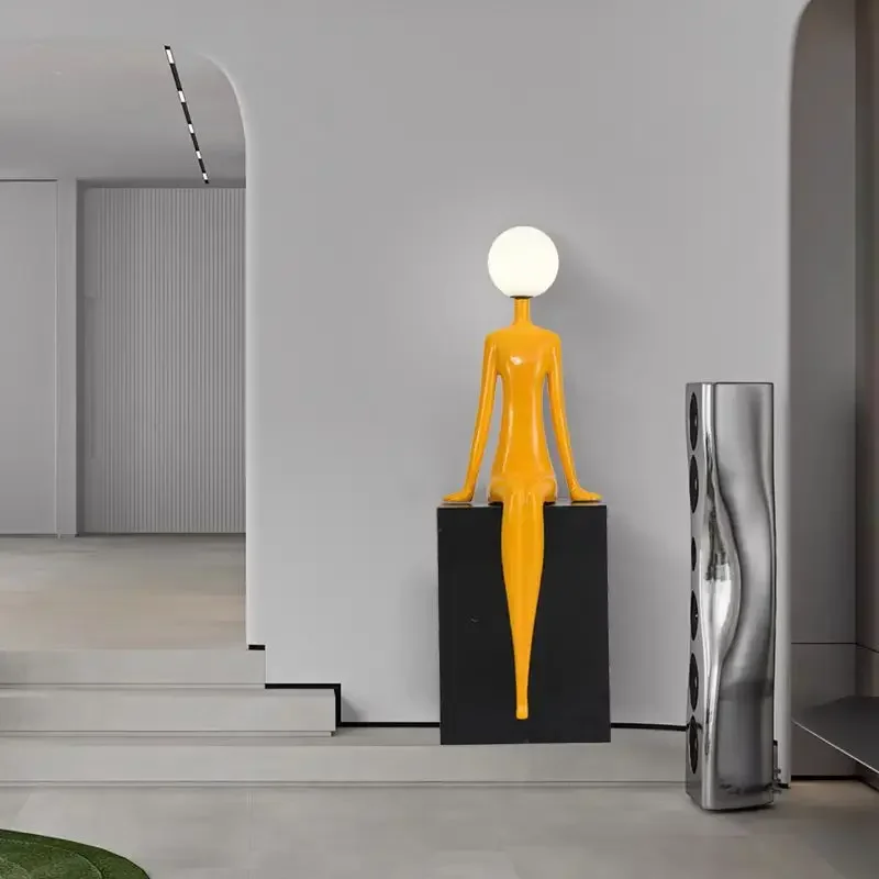 Creatieve Humanoid Art Sculptu - Resin Art Floor recensie en prijs