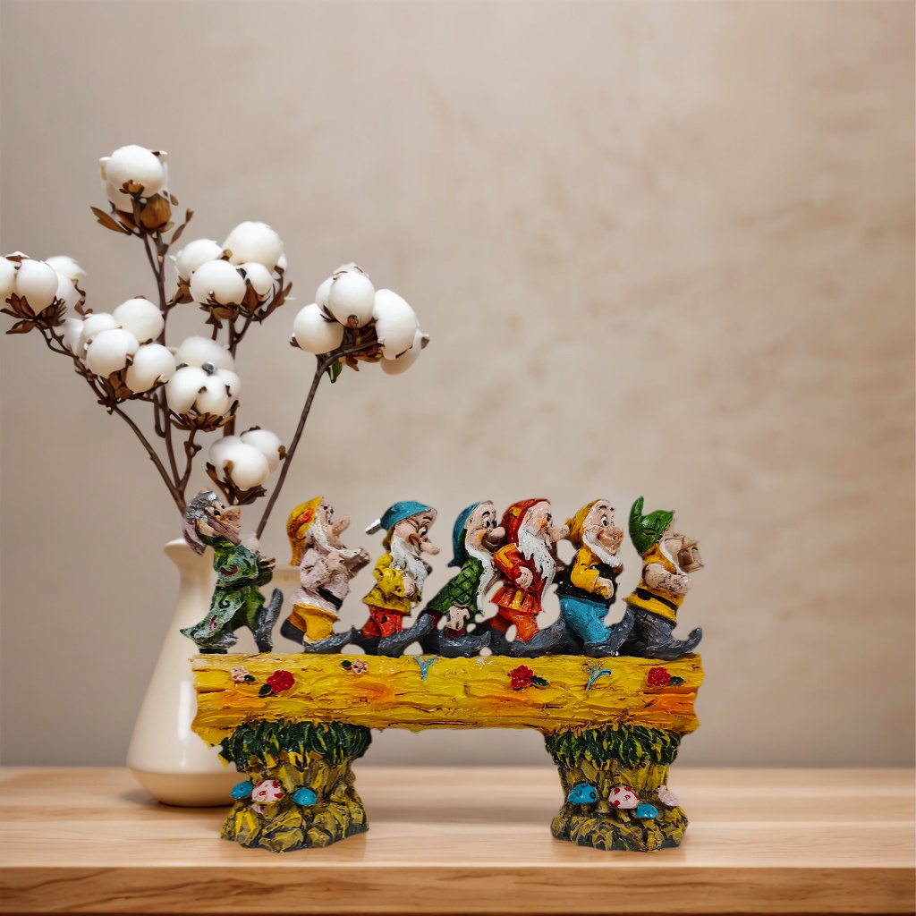 Schattig standbeeld van zeven  - Resin Art Aesthetic recensie en prijs