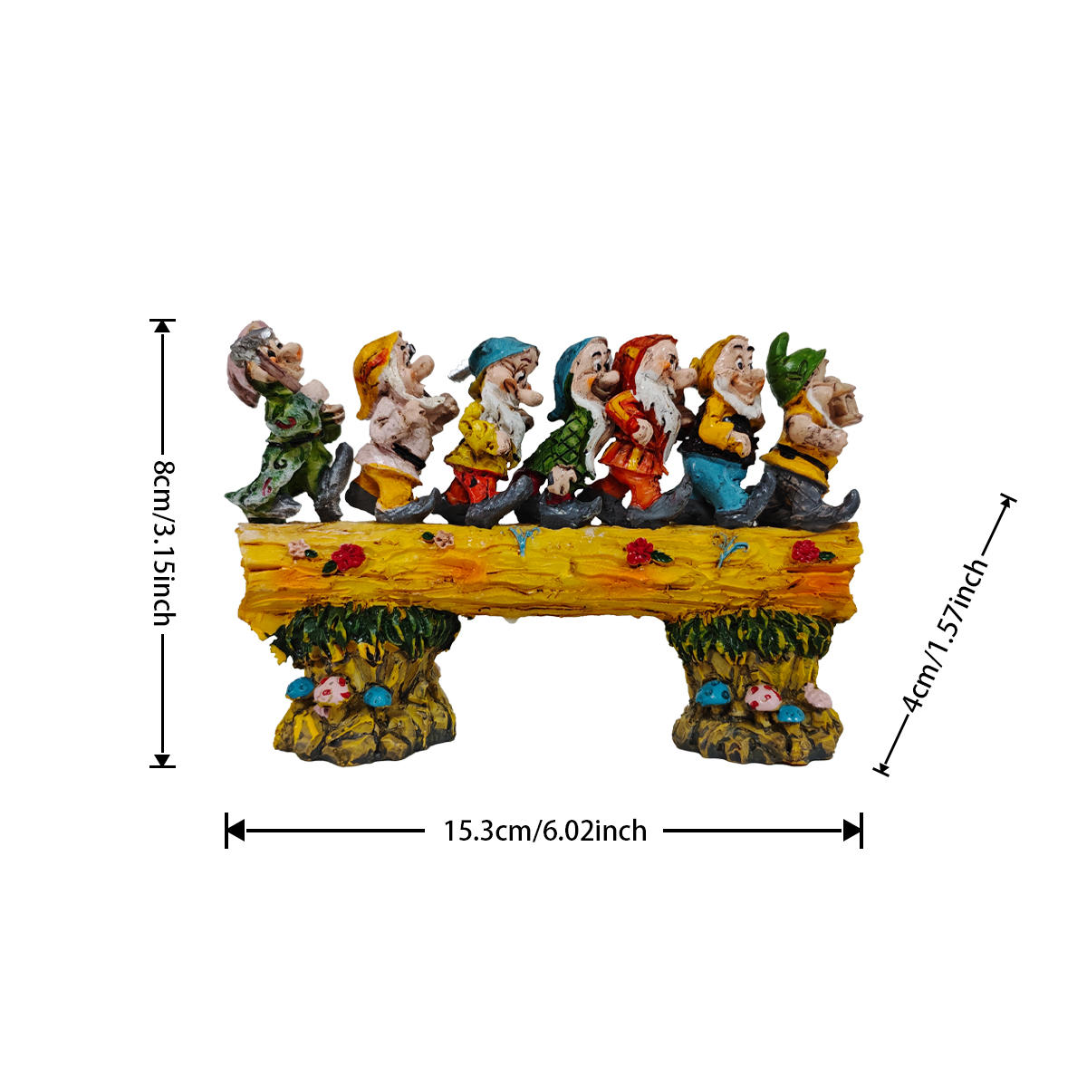 Schattig standbeeld van zeven  - Resin Art Aesthetic recensie en prijs