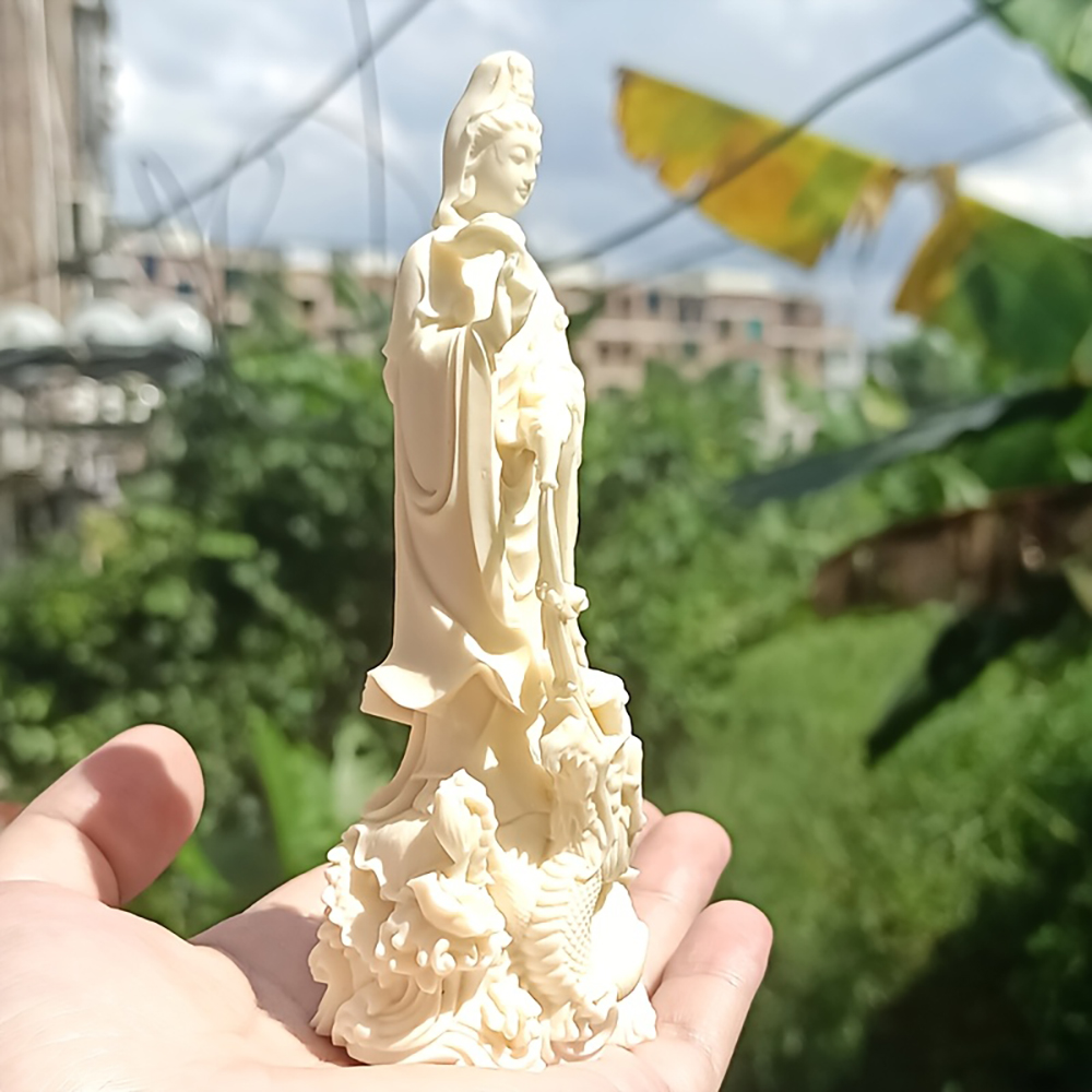 Hars Guanyin Boeddhabeeld Kers - Resin Art Aesthetic recensie en prijs