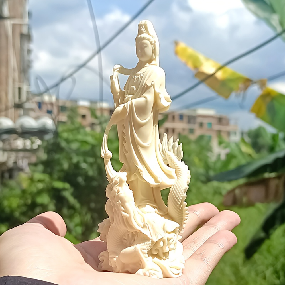 Hars Guanyin Boeddhabeeld Kers - Resin Art Aesthetic recensie en prijs