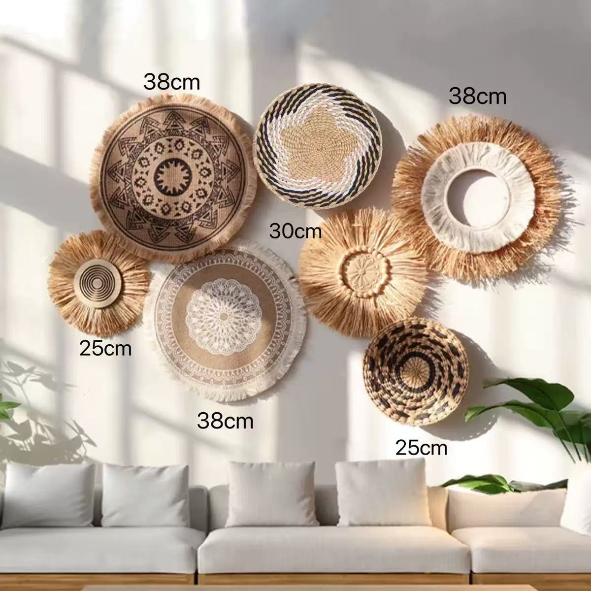 Boho stro wanddecoratie graswe - Resin Art Aesthetic recensie en prijs