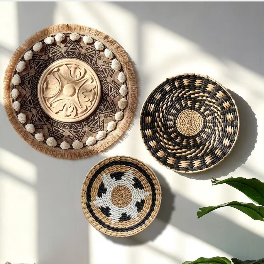 Boho stro wanddecoratie graswe - Resin Art Aesthetic recensie en prijs