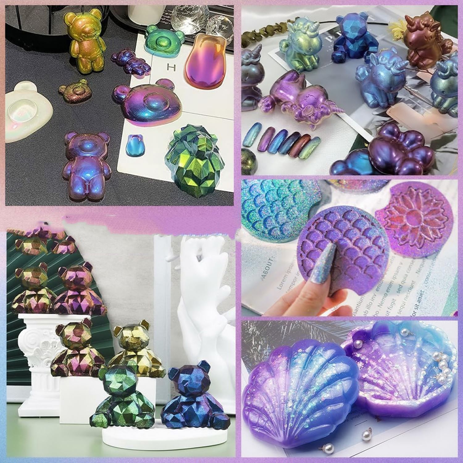 3G/Fles Magische Spiegel Poede - Glitter Powder Resin recensie en prijs