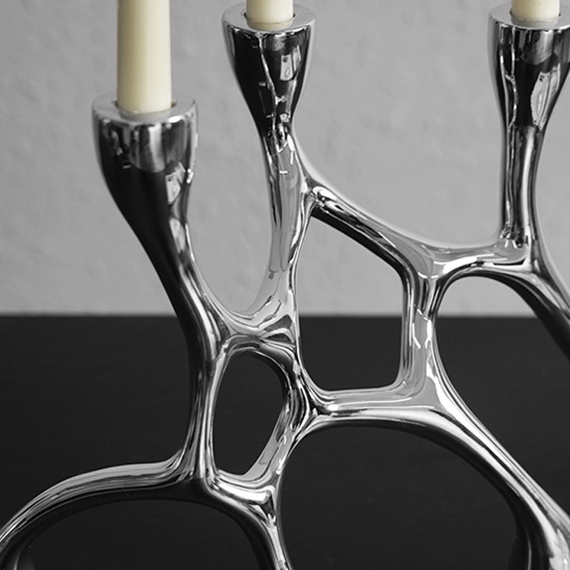 Zilveren onregelmatige harskun - Resin Art Aesthetic recensie en prijs