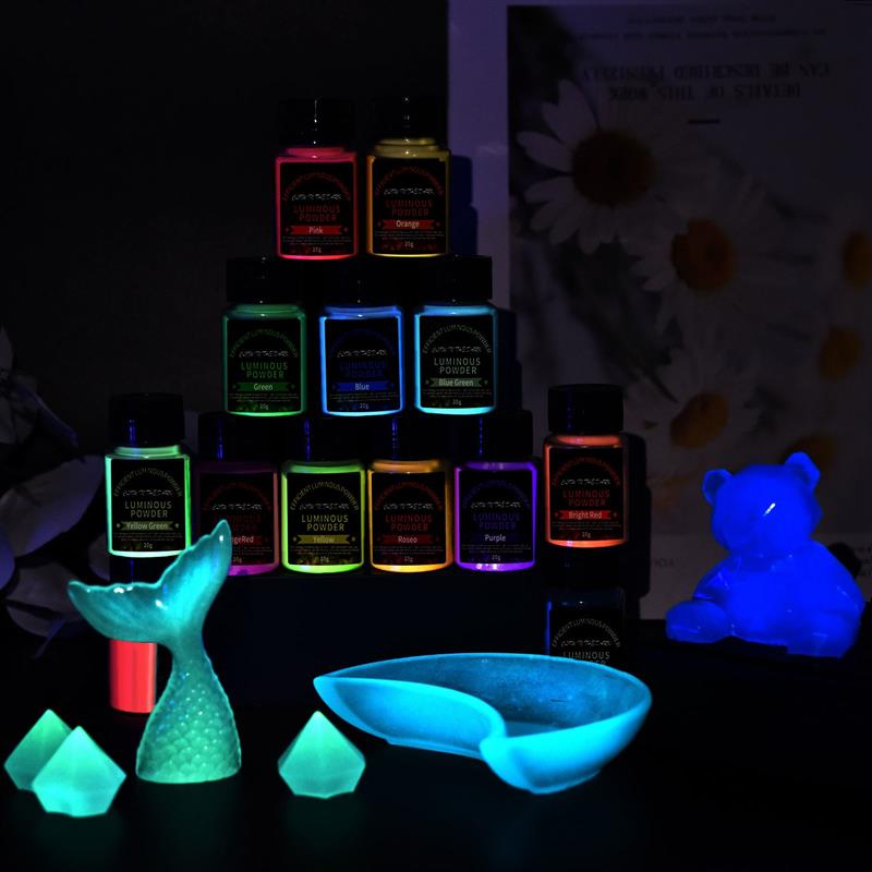 Lichtgevende poedersets Epoxyh - Glitter Powder Resin recensie en prijs