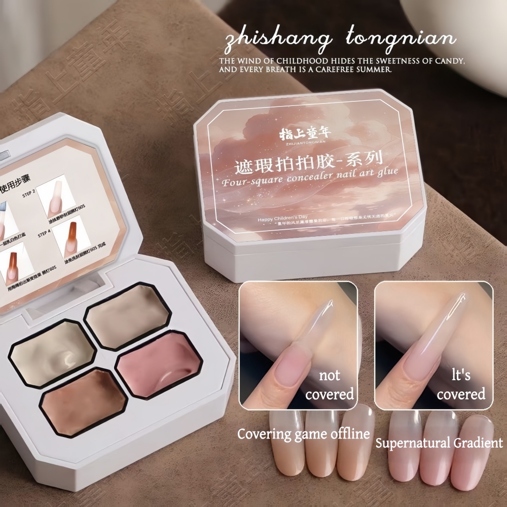 4 kleuren gradiënt roze, nude  - Resin Art Gel recensie en prijs