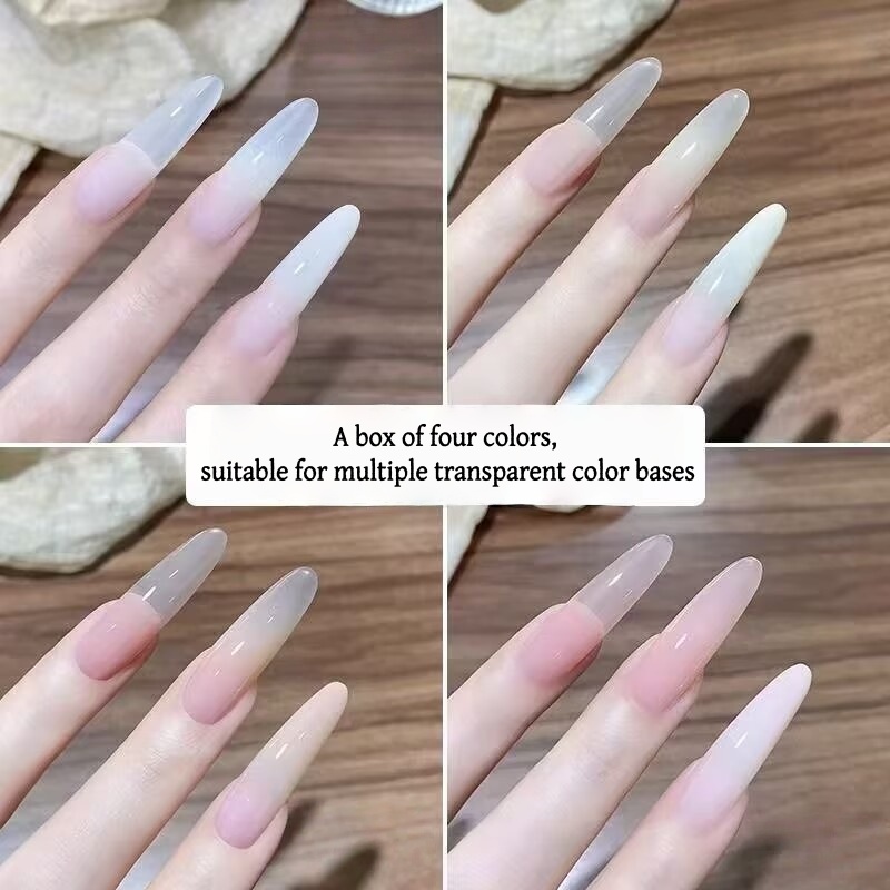 4 kleuren gradiënt roze, nude  - Resin Art Gel recensie en prijs