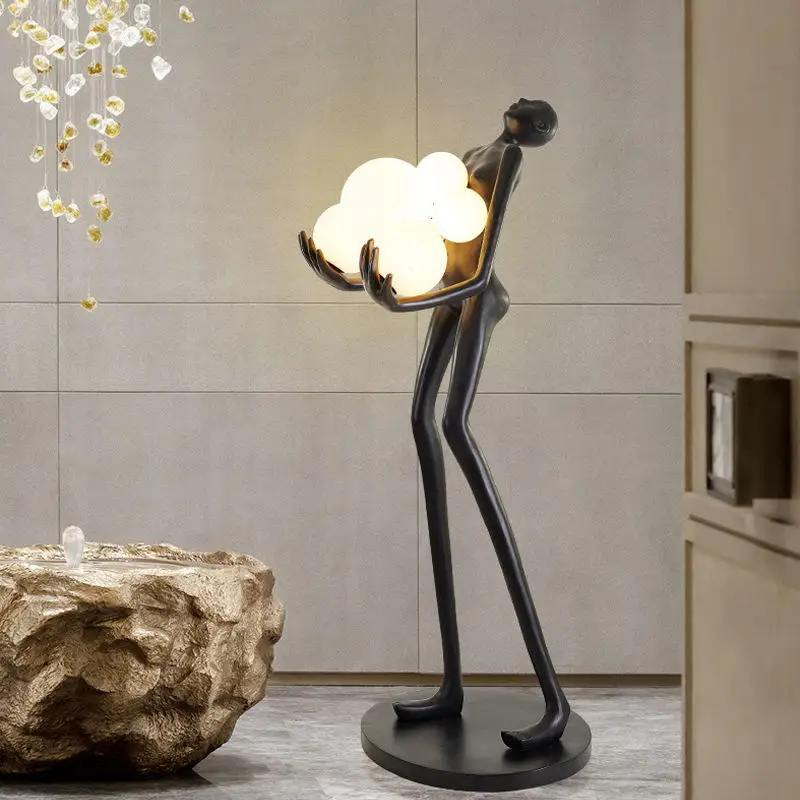 Humanoïde staande lamp, modern - Resin Art Floor recensie en prijs