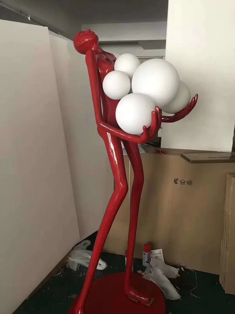 Humanoïde staande lamp, modern - Resin Art Floor recensie en prijs