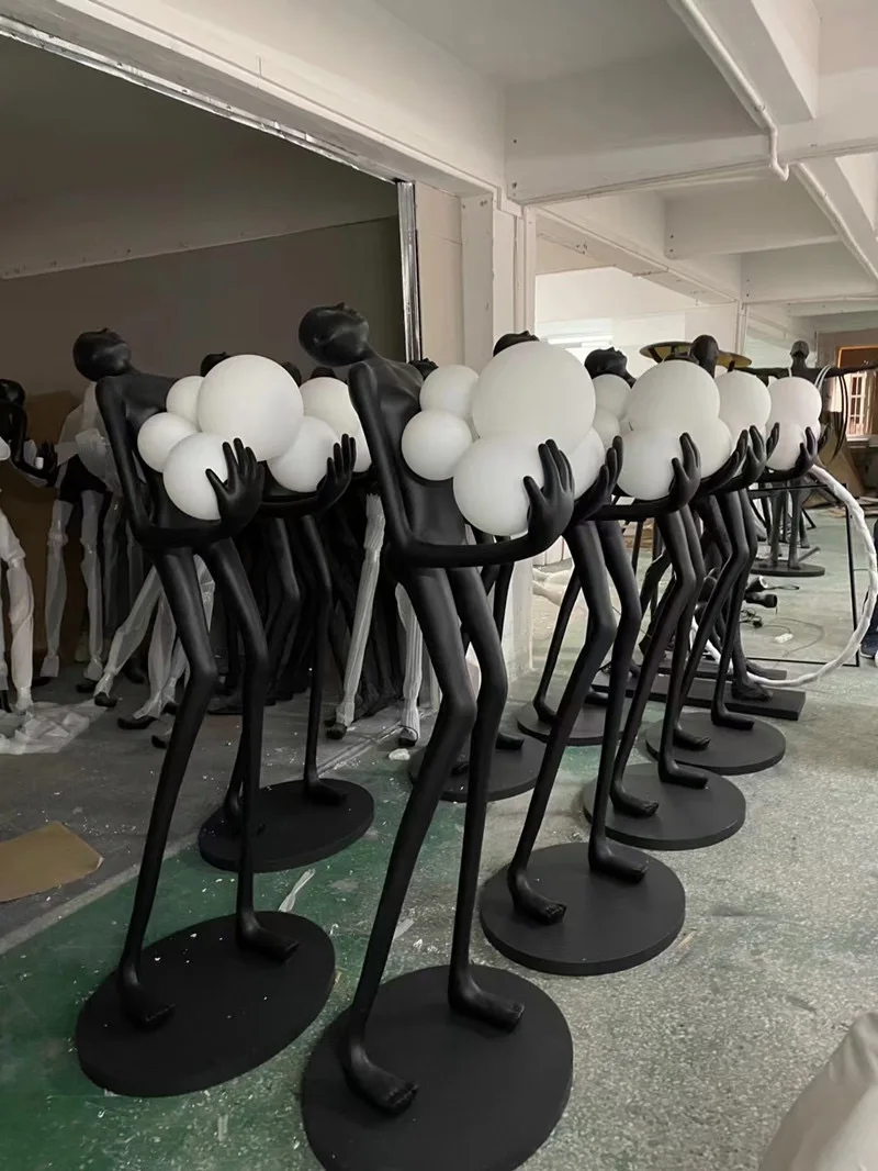 Humanoïde staande lamp, modern - Resin Art Floor recensie en prijs