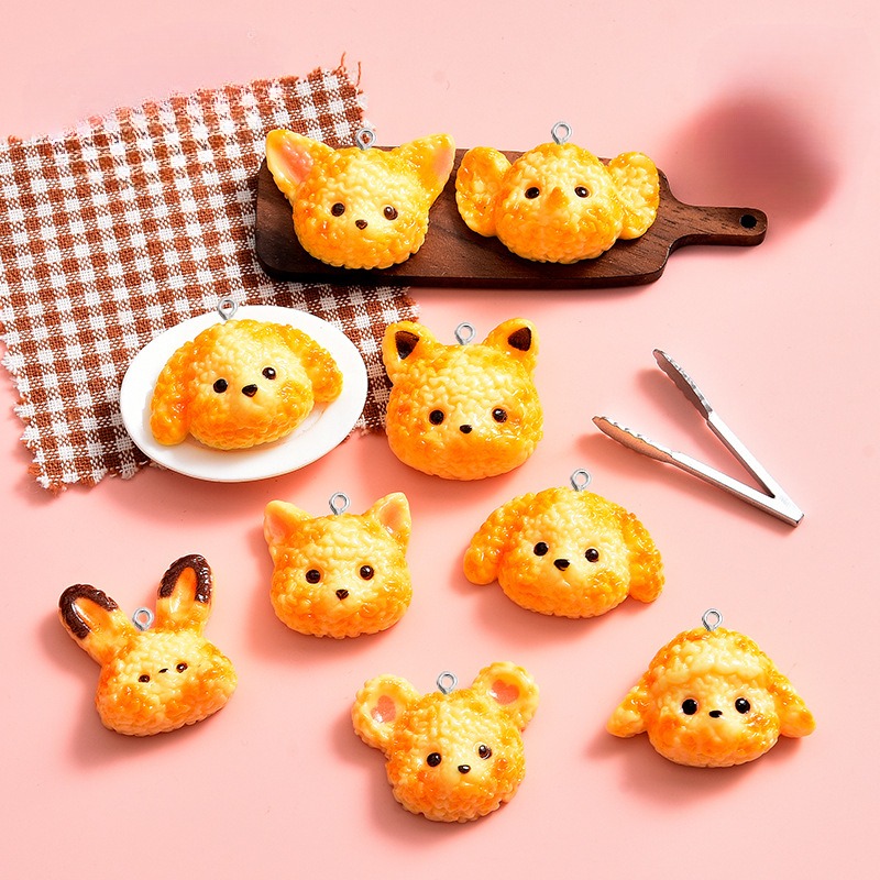 10 Stuks Cartoon Koekjes Hond  - Resin Art Earrings Material recensie en prijs